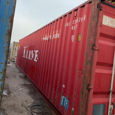 China Store products 20' 40' length (feet) and 20ft cubic and 40ft in good shape SGS certification high used shipping container for sale