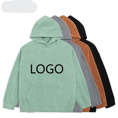 China Plus Size Anti-Shrink Fleece Unisex Hoodie With Pocket Mens Fashion Sweatshirts Pullover Drawstring No for sale