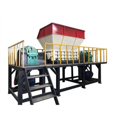 China Customized factory box shredder plastic and rubber machine metal double shaft shredder shredder machinery for sale