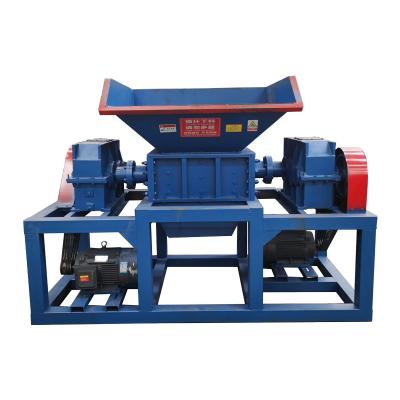 China Factory Good Price 400 Stable Scrap Car Tire And Cardboard Rubber Tire Recycling Double Shaft Shredder Machine for sale