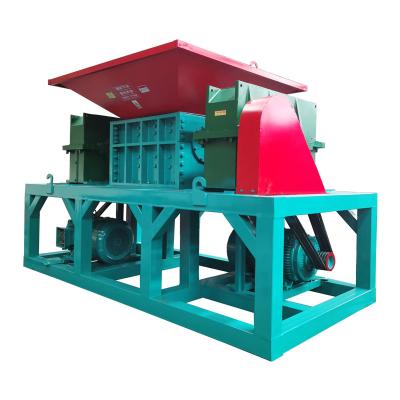 China New Factory Design Second Hand Car Motorcycle Tire Recycling Scrap Plastic Metal Rubber Tires Crushing Double Axle Shredder Machine for sale