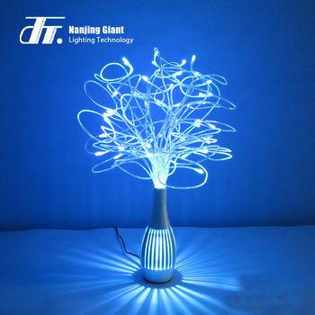 China EU EUROPEAN Simple Handmade Custom Vase Fiber Optic Swing Table Swing Lamp for sale