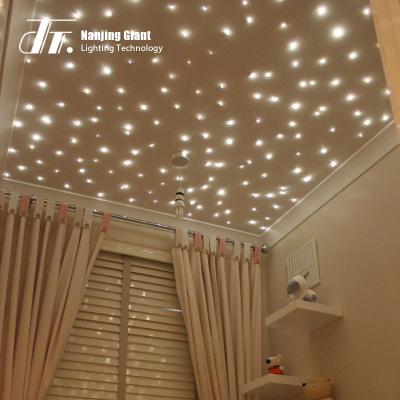 China Fiber Optic Twinkle Lighting 600*600 Fiber Optic Sky Kids Room Starry Ceiling Panel for sale