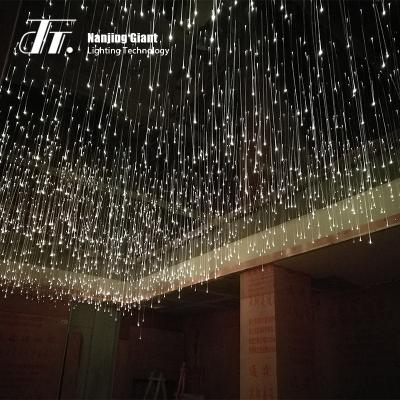 China Fiber Optic / Aluminum Honeycomb Decor Wedding Light Starry Skies Crystal Ceil Lights Fiber Optic Light for sale