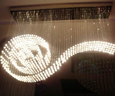 China Modern diy height chandeliers and led fiber optic pendant light for indoor decoration for sale