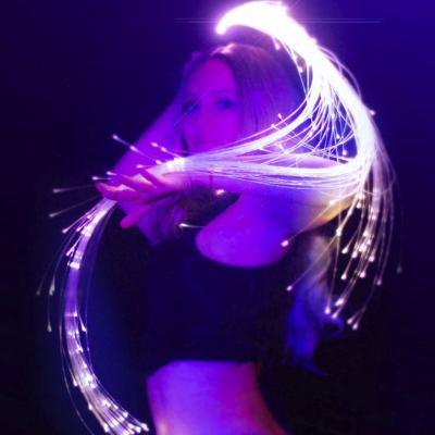 China Rechargeable Nightclub Dancing Lightweight Paint Programmable Fiber Optic Whip/Dance Toy/Whip for sale