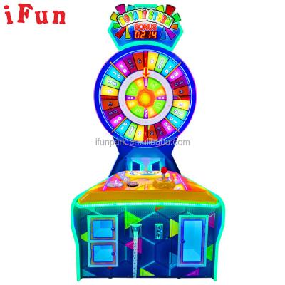 China Rotary Metal+Plastic Storm Bonus Lottery Game Machine Arcade Kids Redemption Game Machine For Indoor Game Zone for sale