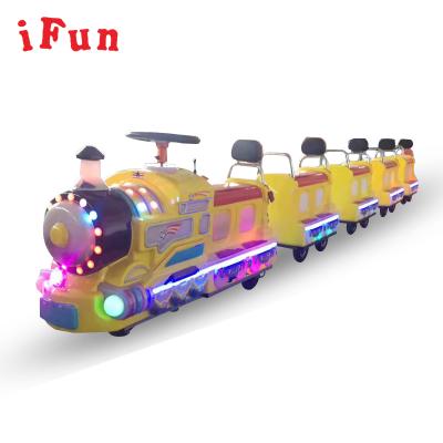 China Hot Selling PP Kidde Amusement Park Electronic Adult Rides Hot Outdoor Trackless Train Children's Entertainment Equipment for sale