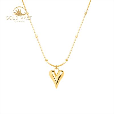 China Jewelry set 18k gold plated necklace jewelry fashionable stainless steel necklaces set gold link necklaces chain halskette miner collares for sale