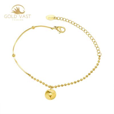 China Jewelry Set Fashionable Stainless Steel Gold Plated Bracelets And Bangles Bracelets Sets Jewelry Alloy Zinc Alloy Charm Bracelet Jewelry Or for sale