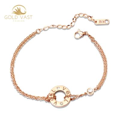 China Jewelry Set Fashionable Stainless Steel Gold Plated Bracelets And Bangles Bracelets Sets Jewelry Alloy Zinc Alloy Charm Bracelet Jewelry Or for sale