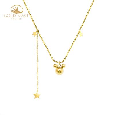 China TRENDY gold plated necklace jewelry sets fashionable stainless steel necklaces set gold link necklaces halskette miner chain collares for sale