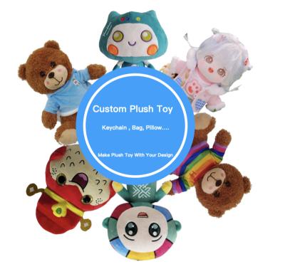 China Plush Toy OEM ODM Factory Custom Make Your Own Design Stuffed Toy Cute Stuffed Soft Plush Toy for sale