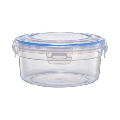 China Sustainable Bpa Free Gloss Prevent Leak Plastic Compartment Food Storage Container Boxes Set With Lids for sale