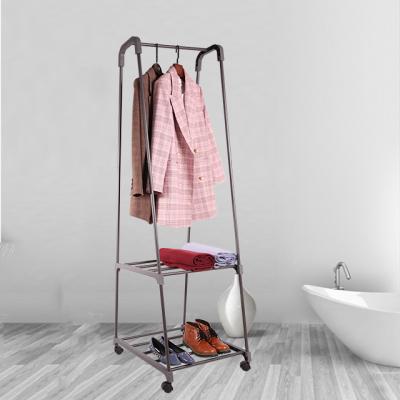 China China Folding Supply For Sale Latest Technology Tower Black Free Standing Coat Hanger Metal Clothes Storage Rack for sale