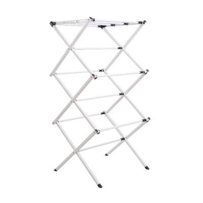 China Modern Garment Rack Steel Clothes Stand Up Rack Drying Hanger Clothes Rack for sale