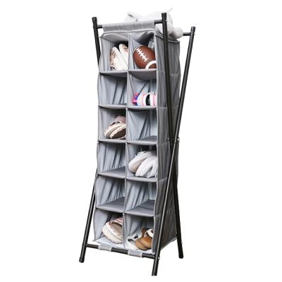 China Sustainable Underwear Sock Closet Organizer Wooden Non-Woven Storage Rack With Drawers for sale