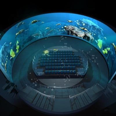 China Frame Stunning 360 Degree Round Frame Simulation Projection Screen for sale