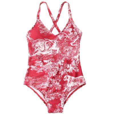 China 2022 Luxury Sexy One Piece Swimwear Women Breathable Swimming Suits Designer Swimsuits Famous Brands Bikini Bathingsuits Designers for sale