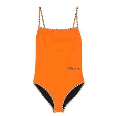 China 2021 New Brand Designer Brand Designer Bikini Luxury Print Sexy Breathable Bathing Suit One Piece Famous Swimwear for sale