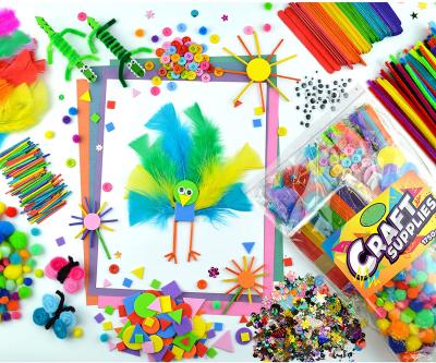 China Creative Educational Hot Selling Handcraft DIY Art Supplies Set Kit For School for sale