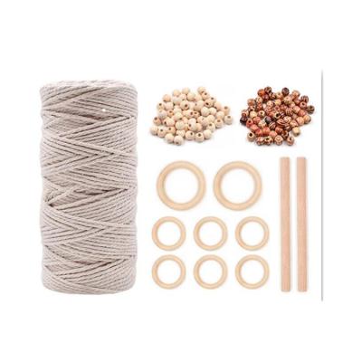 China Europe Best New Products Braid Rope Sale High Quality Cotton Twisted Rope Cotton Rope Natural Macrame Rope for sale