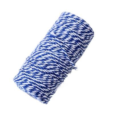 China High Quality Home Decoration 2mm Color Blend Cotton Rope Craft And Macrame Ties Naturl Macrame Rope For DIY Craft And Home Decoration for sale