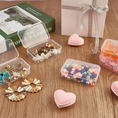 China Viable Good Quality Storage Containers Box Clear Plastic Gift Box Jewelry Earring Tool Containers Box for sale