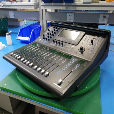 China 24bit DSP Effect Processor OEM Hot Professional Digital Mixer 22Channels Engine Fader Audio Display Stretches USB Recording Live Sound Mixing MQ-22 for sale