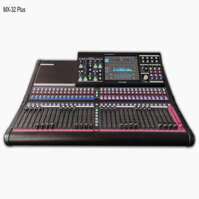 China 5 EQ MX-32 PLUS 32Channels Professional Audio Sound Dante Recording DJ System Multichannel Touch Mixer Digital Mixing Desktop Console for sale