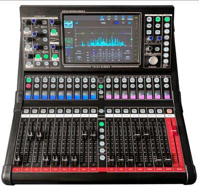 China 5 EQ OEM MX-20 PLUS Professional Audio Digital Mixer Dante Card 32x32 Optional 20ch Digital Multichannel Recording Mixing Desktop Console for sale