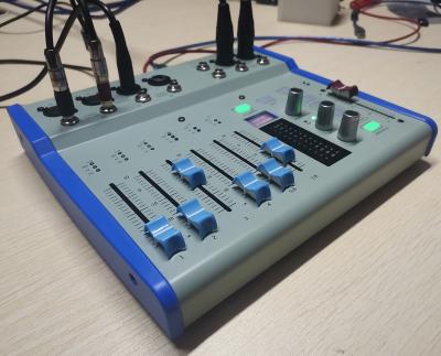 China OEM MK-8 8Channels 5 EQ MINI Live Streaming Mixer Professional Digital Audio Recording Sound Card Mixing Desktop Console for sale