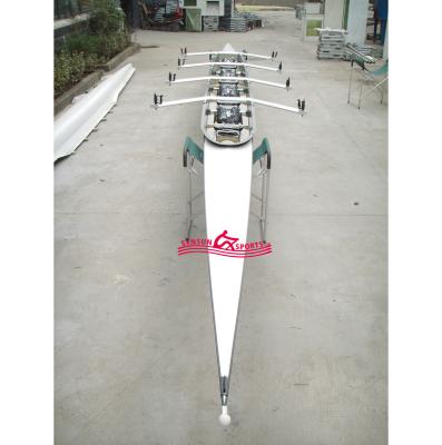 China 4X carbon fiber racing shells (for four people) with aluminum fender rigger, carbon&kevler, for world racing for sale