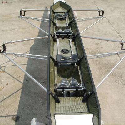 China New Design FISA Full Carbon Fiber Rowing Boat 100% Double Rowing Sweep Boat 2X 2 - 2022 World Rowing 970 for sale