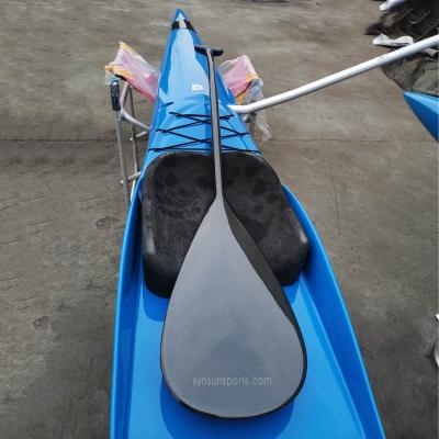 China Full carbon fiber OEM carbon fiber outrigger canoe paddle OC paddle for sale for sale