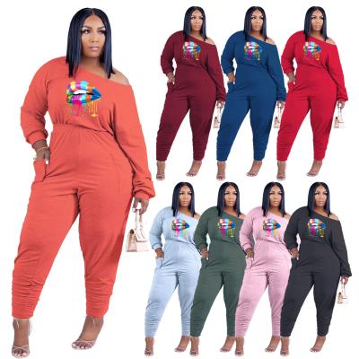 China Popular Sheer Layer Ladies Long Sleeve Comfortable Outfits Plus Size Stacked Pants Fall Two Piece Women Clothing Set for sale