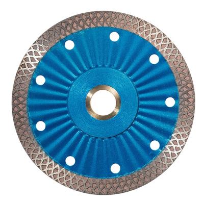 China Professional Porcelain Ceramic Tile Porcelain Ceramic Tile Smooth Cut X Type Mesh Turbo Diamond Blade 4.5 Inch / 115 Mm for sale