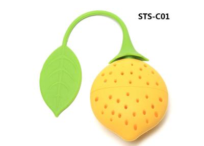 China Lemon Silicone Tea Infuser OEM ODM 20g Loose Leaf Tea Strainer Te koop