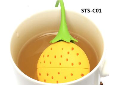 China De Thee Infuser 20g van het citroensilicone/de Zeef van de Los Bladthee Te koop