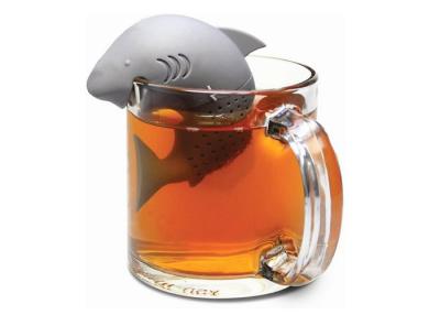 China Dolphin Silicone Tea Infuser Strainer Loose Leaf 20g LFGB FDA Certified Te koop