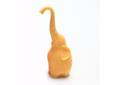 China De opnieuw te gebruiken van het het Losse Bladsilicone van de Olifantsvorm Thee Infuser 4x4x12cm Te koop