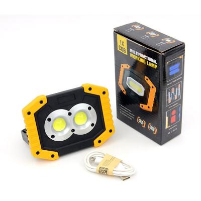 China Strong Magnet Super Bright COB 20W USB Rechargeable Portable Led Working Light for sale