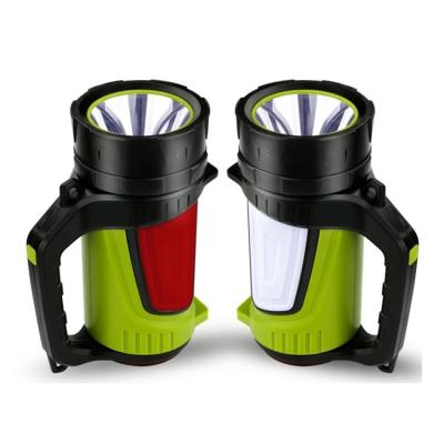 China Multi Function Portable Flash Search Light ABS Handheld Rechargeable Emergency LED Spotlight For Camping for sale