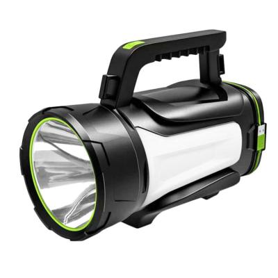 China 1000 3000 Lumens 5000 Convenient Super Bright Camping Emergency LED Rechargeable Portable Handheld Spotlight for sale