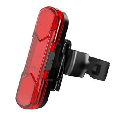 China Fashionable Rear Bicycle Bike Decoration Warning Alarm USB Accessories USB Rechargeable Bicycle Tail Ride Recycling Light for sale