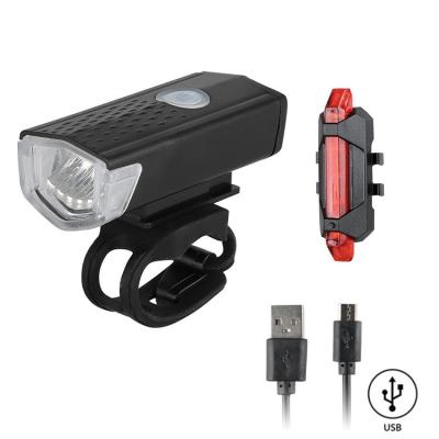 China Fashionable Decoration Bicycle Light Bicycle USB Rechargeable Recycling Accessories Riding Bicycle Front Light for sale