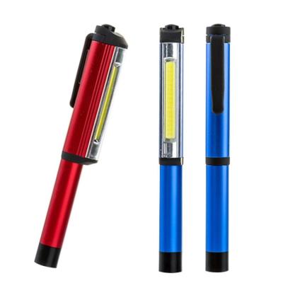 China Doctor Nurse Medical Aluminum 3 AAA Pen Light Dry Battery Mini Clip Laser Light Up Led Pen Torch Light for sale