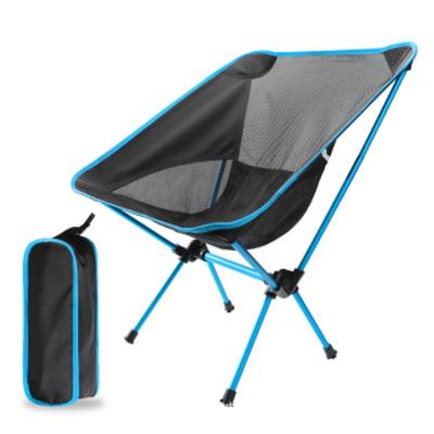 China Portable Compact Frame Foldable Ultralight Ultralight Aluminum Pocket Folded Chair Barbecue Fishing Camping Folding Chairs for sale