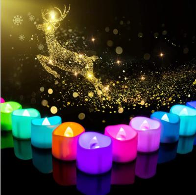 China With Function Remote Realistic And Bright Flickering Flickering LED Bulb Tea Light Battery Operated Flameless Simulation Wedding Party LED Candle for sale