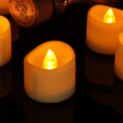 China NO Timer Function Remote Flickering LED Candles Bulb LED Tea Light Battery Operated Flameless Light for Seasonal and Festival Celebration for sale